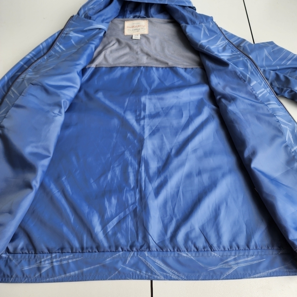 NWOT Weatherproof Vintage Women's Jacket Windbreaker Raincoat Hooded Blue M - Picture 8 of 12